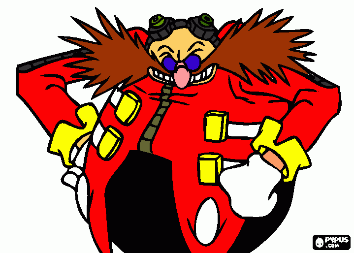 Dr.eggman coloring page