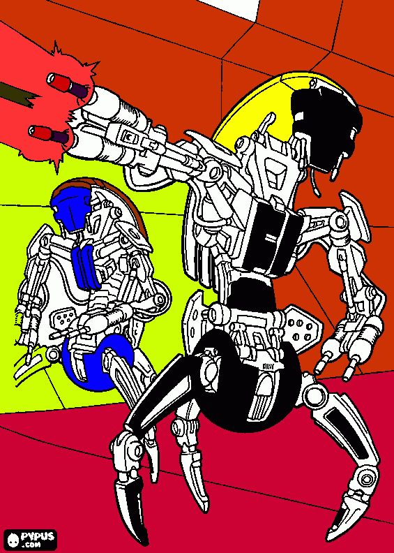 droids coloring page