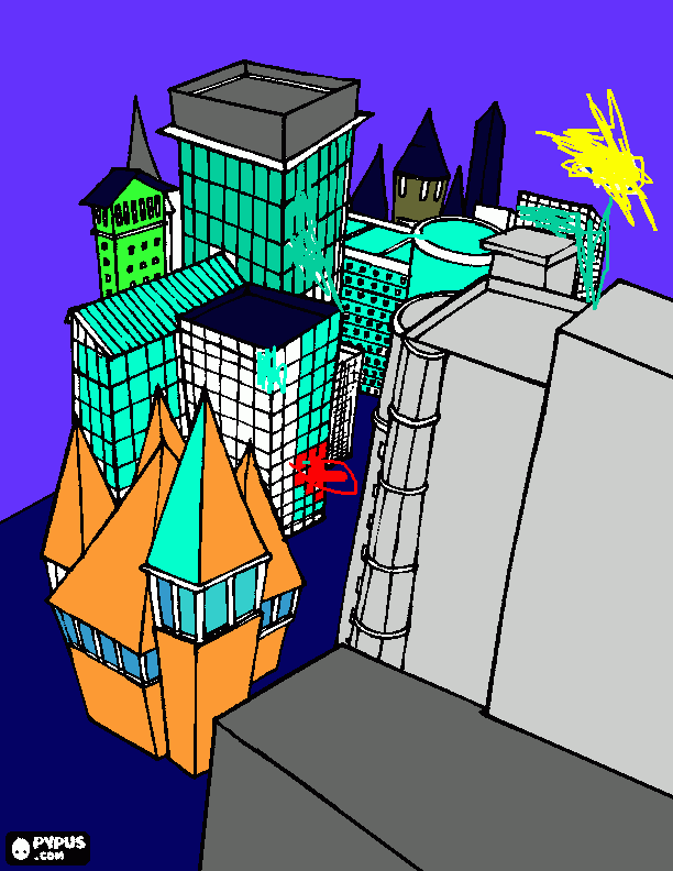 DUBLIN CITY coloring page