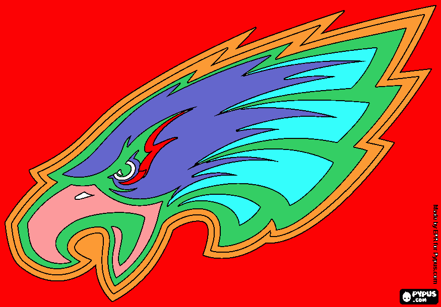 eagles coloring page