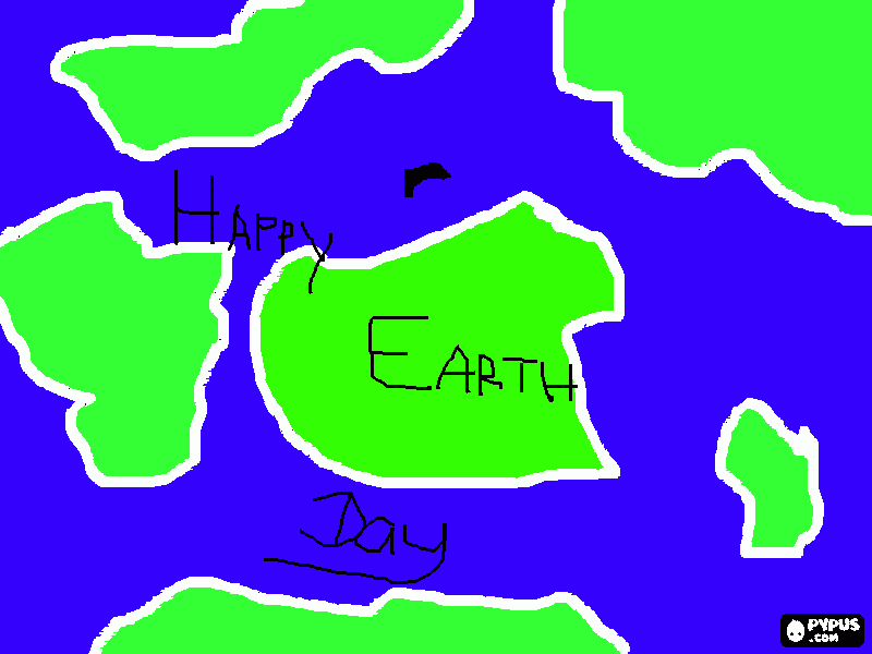 earth day coloring page