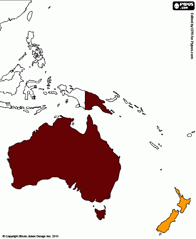 East Pacific Locations coloring page