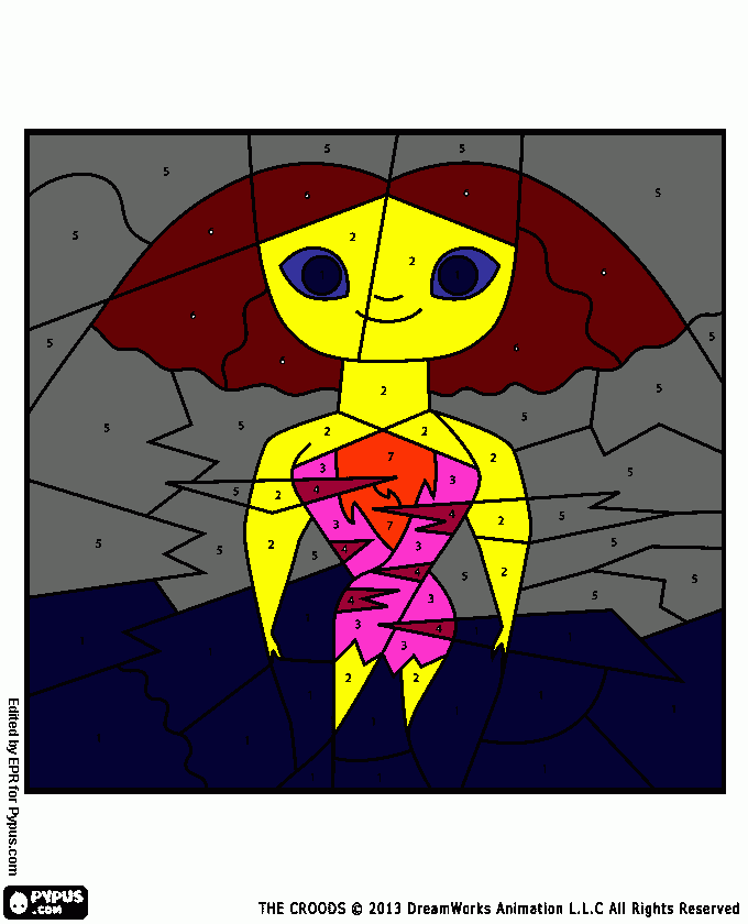 Eep coloring page