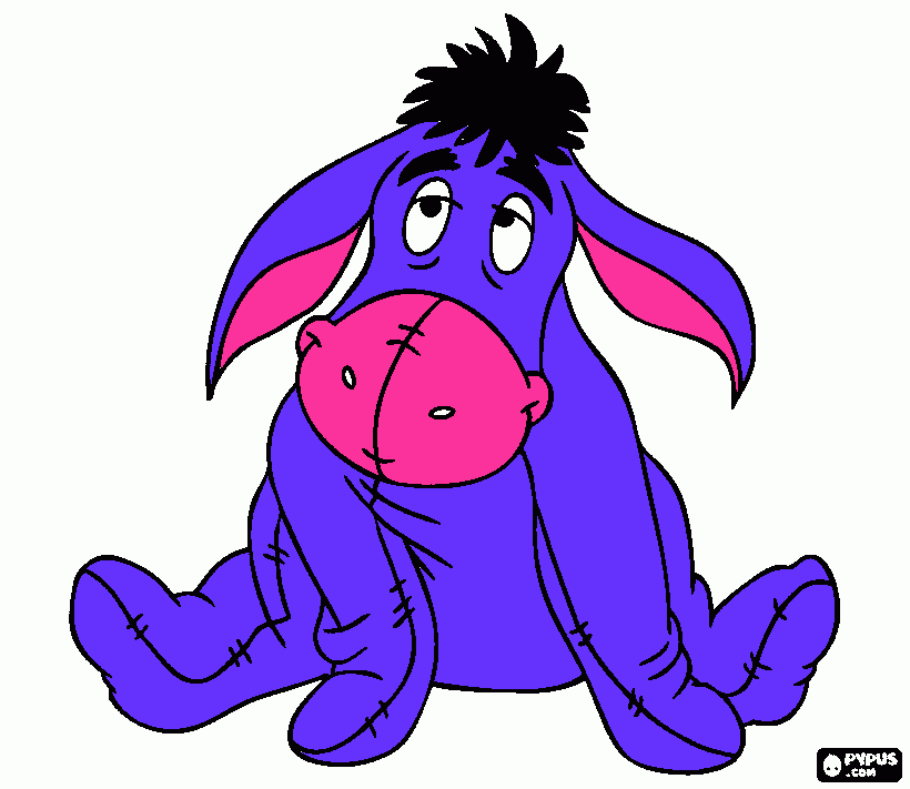 eeyore coloring page