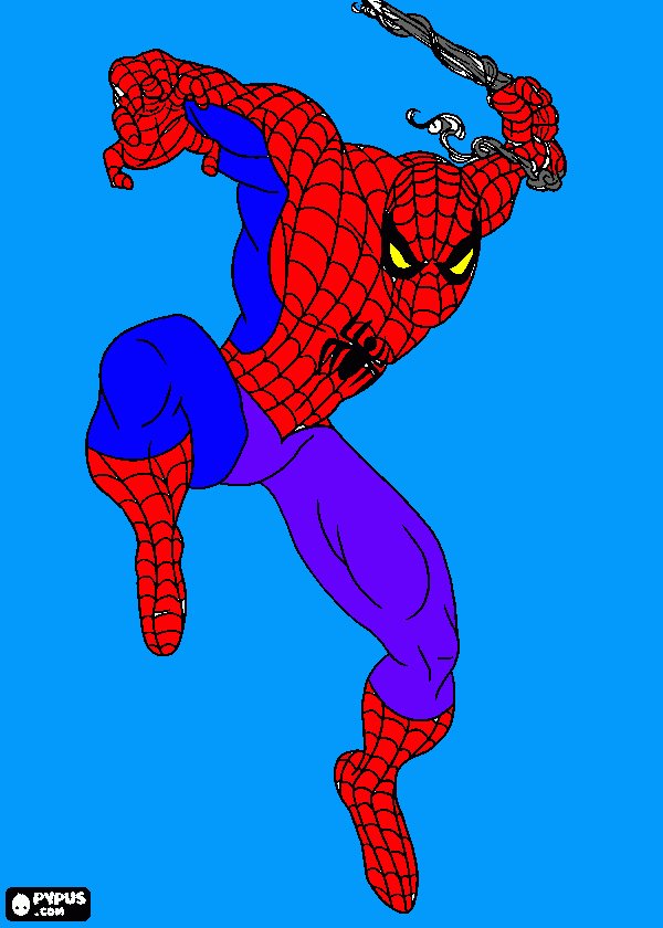 EL HOMBRE ARAÑA coloring page
