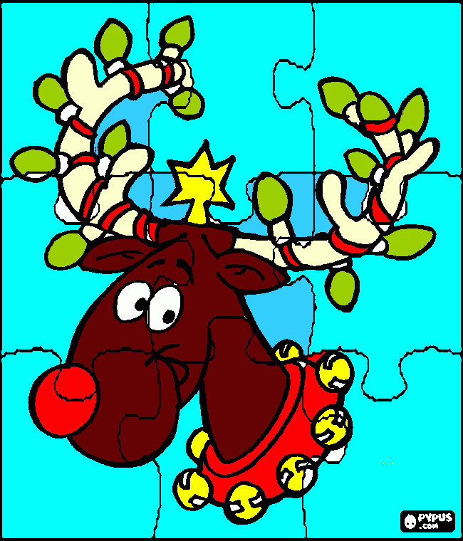 Elch coloring page