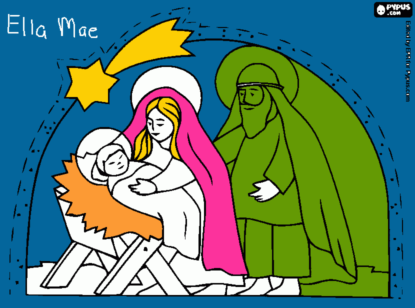 Ella Mae coloring page
