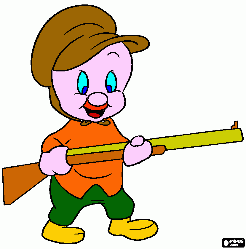 elmer fudd coloring page