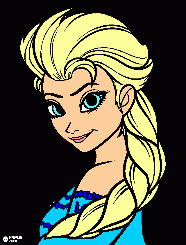 Elsa Queen Of Arendale coloring page