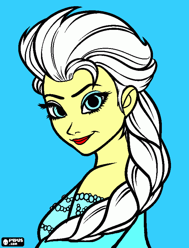 ELSA! coloring page