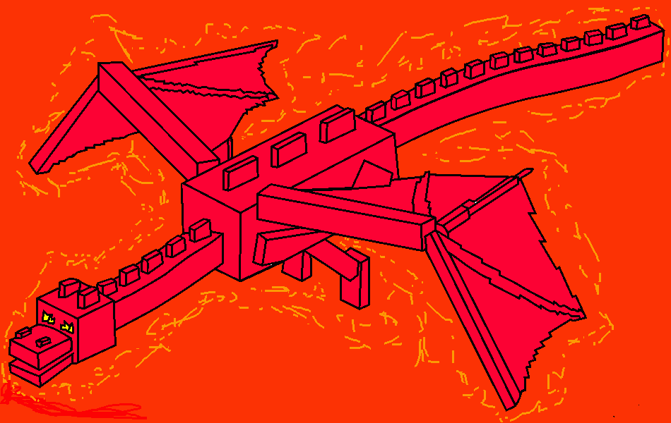 Ember Dragon coloring page