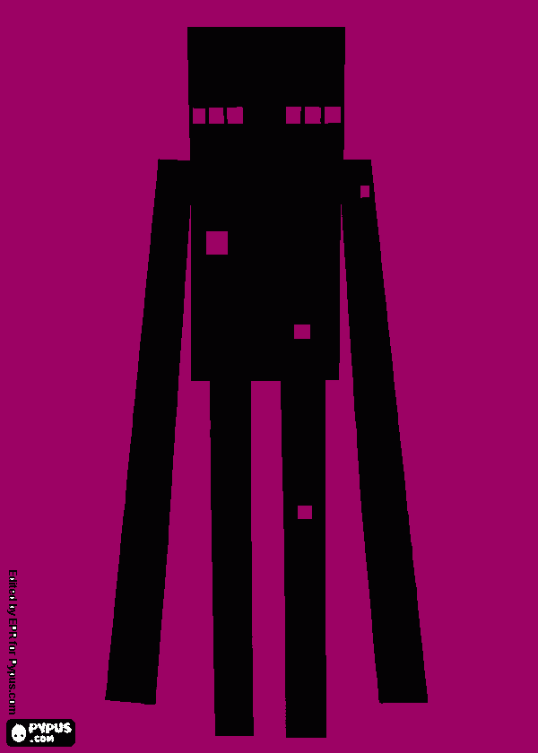 endermam coloring page