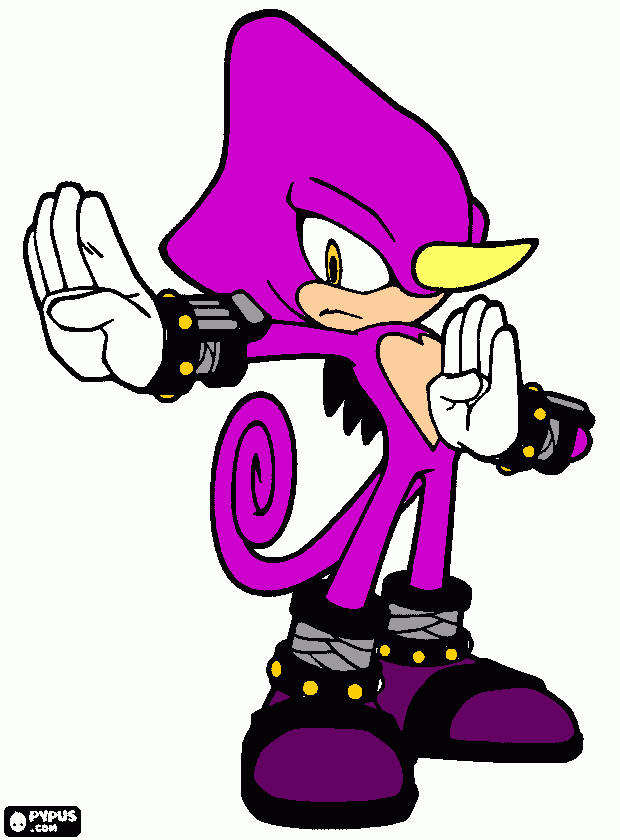 Espio coloring page