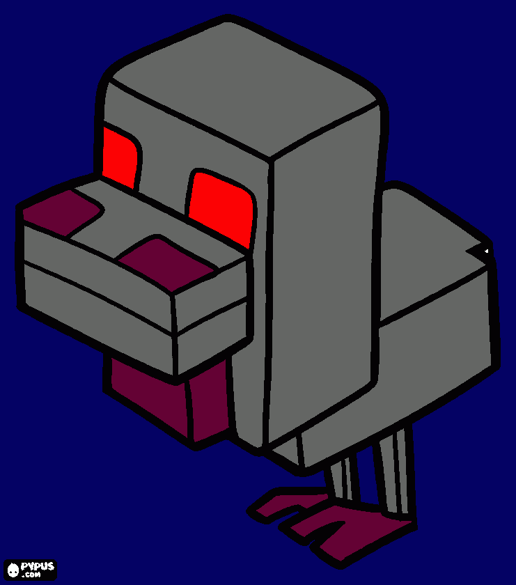 EVIL CHIKEN!!!!! coloring page