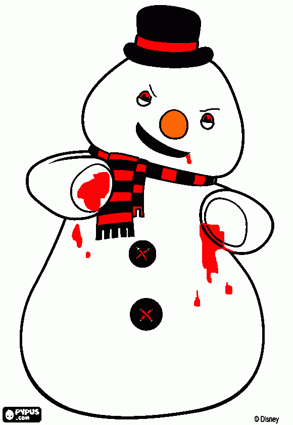 Evil Chilli coloring page