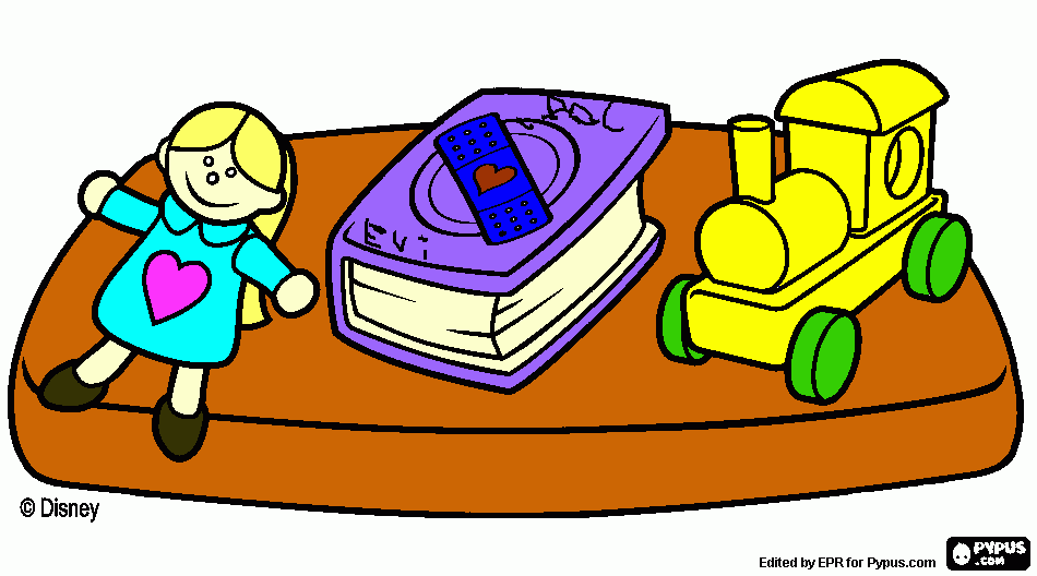 evis drawing coloring page