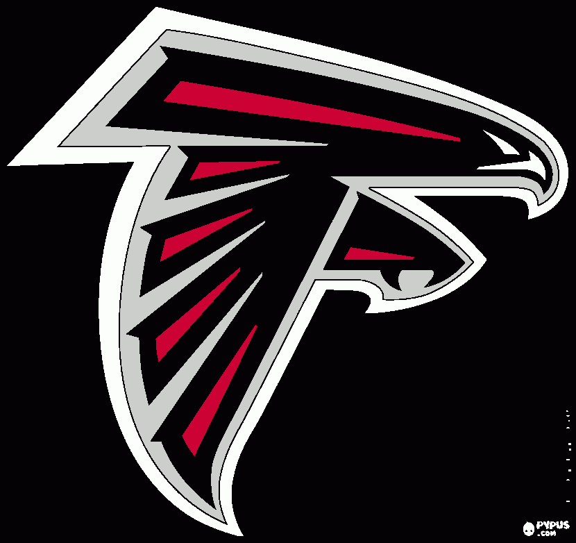 Falcons coloring page