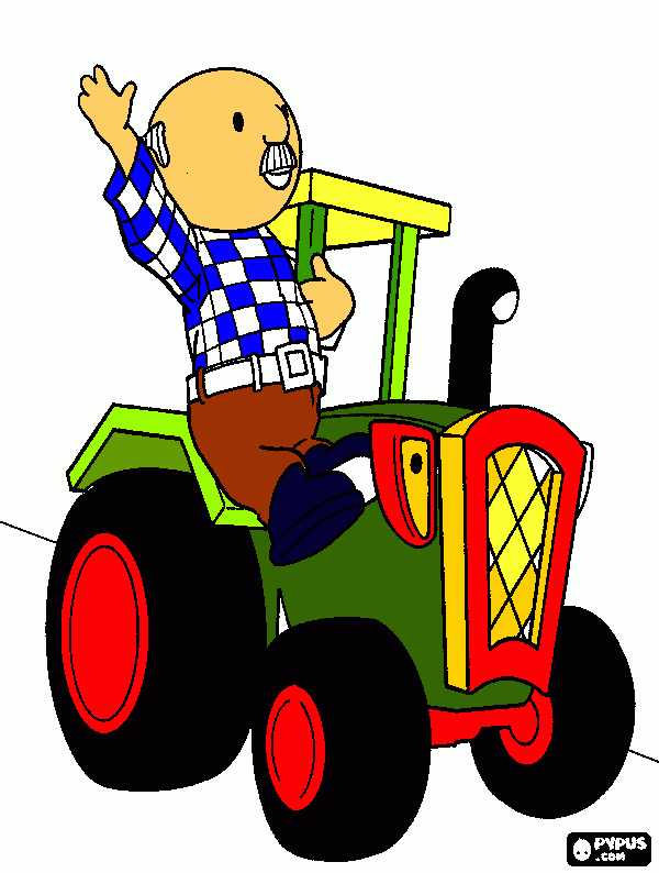 Farmer Pickles coloring page