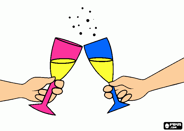 Feliz Ano Nuevo coloring page