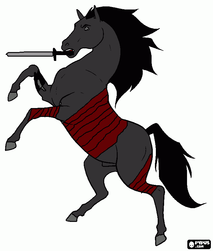 Fighter coloring page
