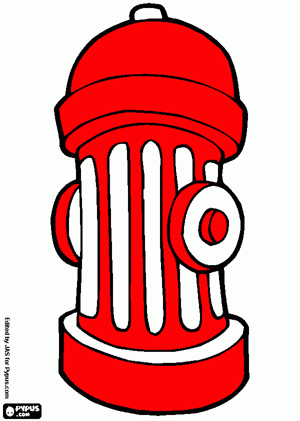 Fire Hydrant coloring page