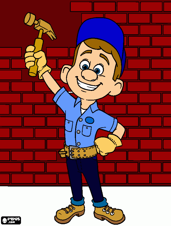 Fix-It-Felix Jr. coloring page