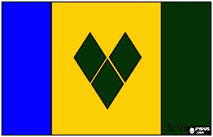 flag of svg coloring page
