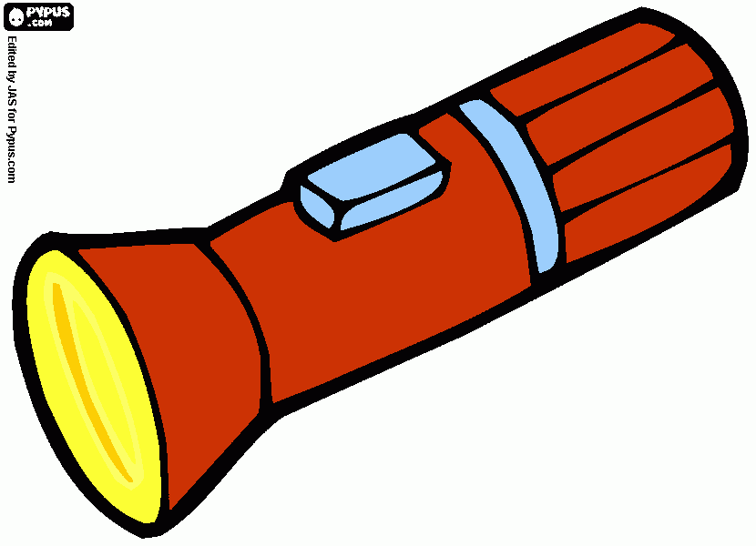 flashlig coloring page