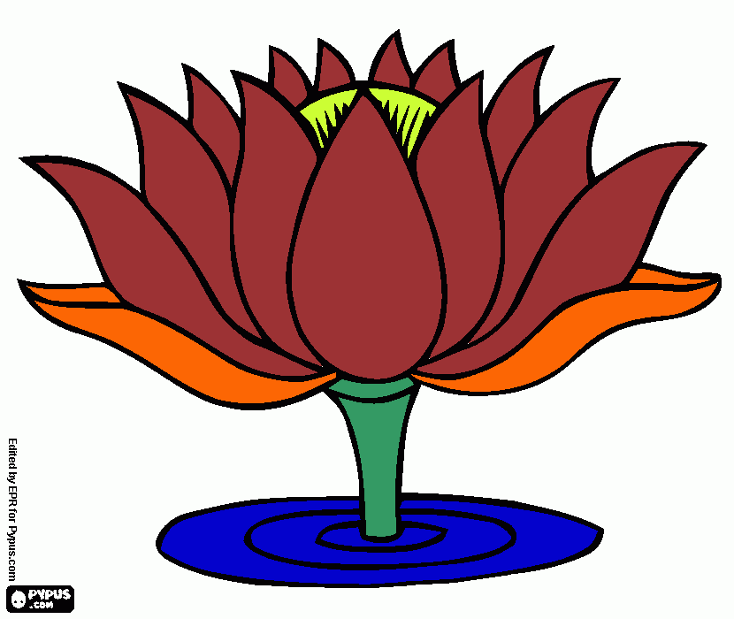 fleur coloring page