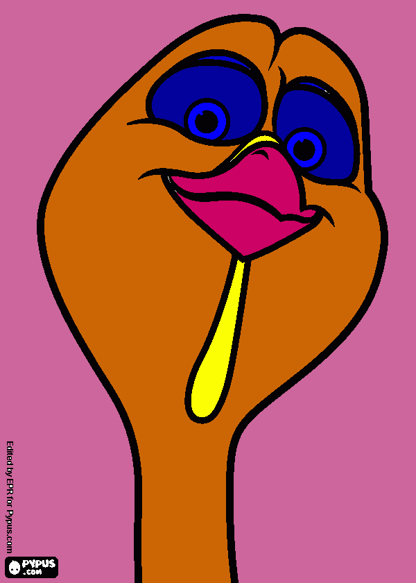 for the birds coloring page