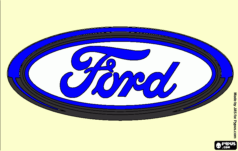 ford coloring page