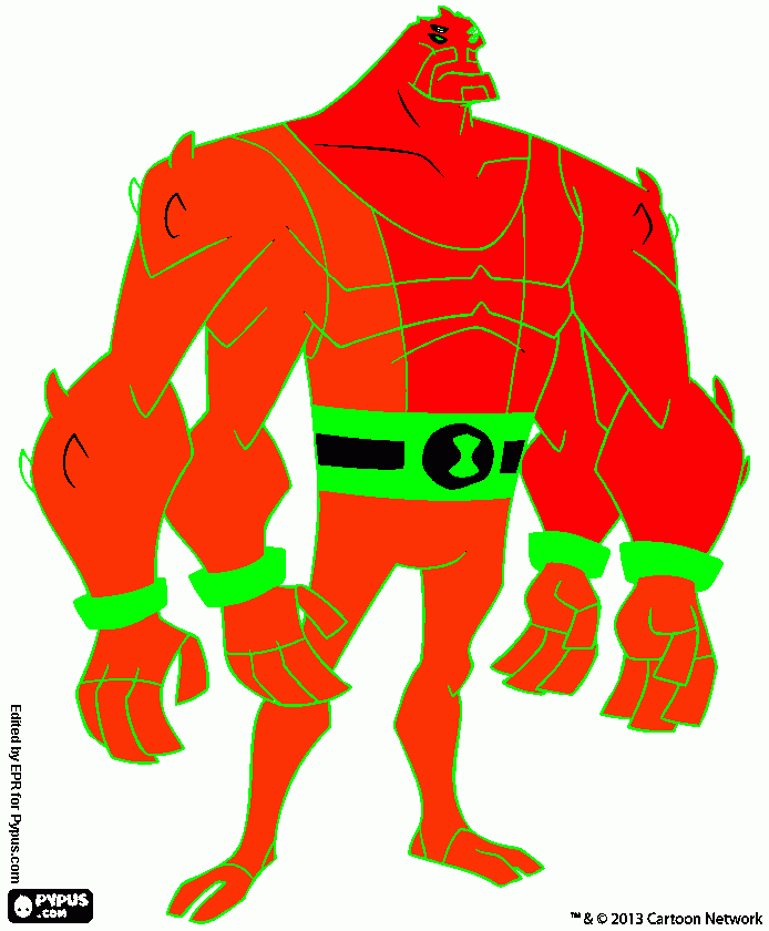 four arm coloring page