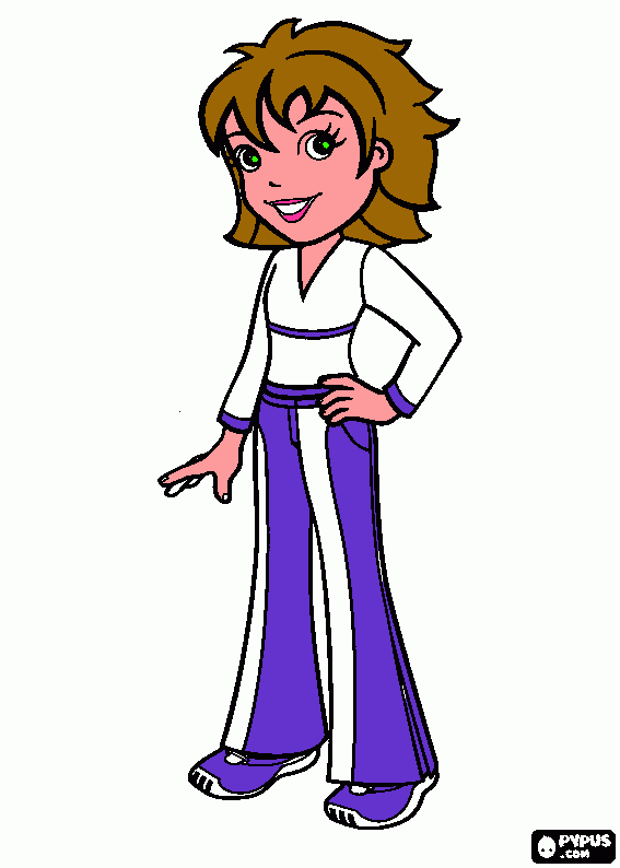 francisca coloring page