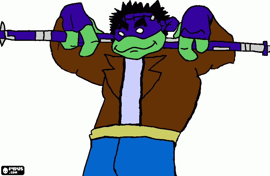 FrankenDon coloring page