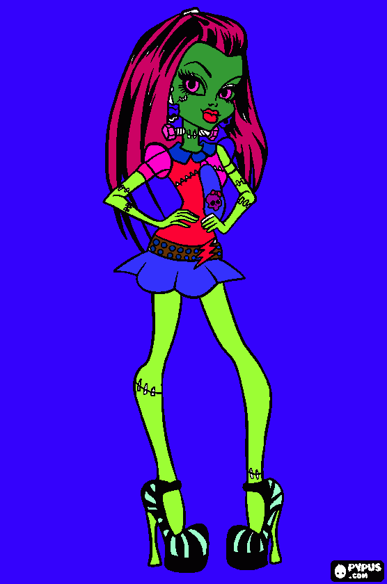Frankenstein coloring page