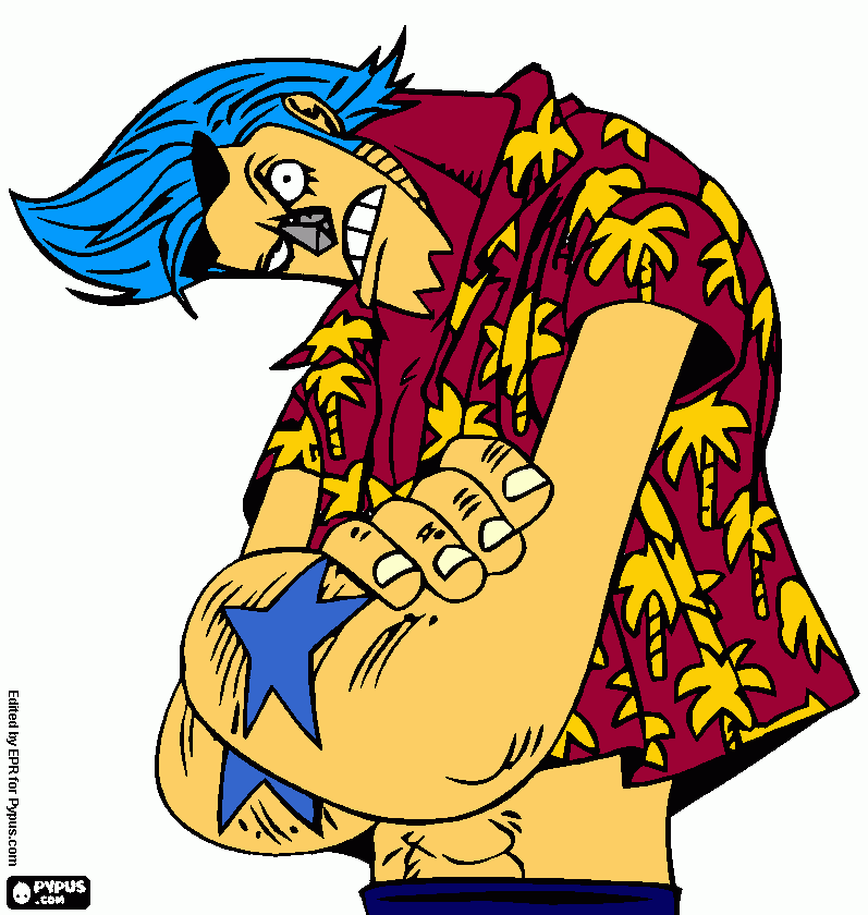 franky coloring page