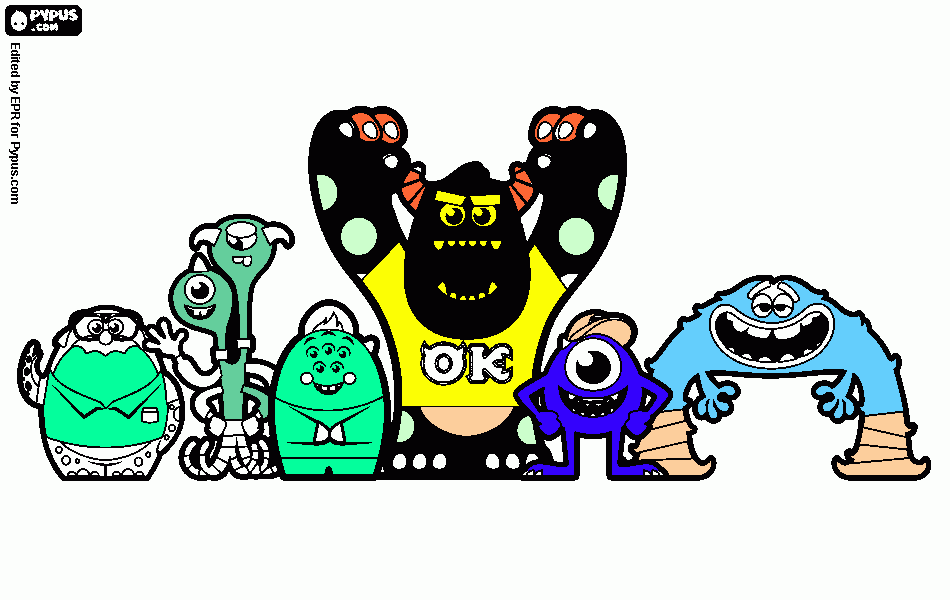 Freak coloring page