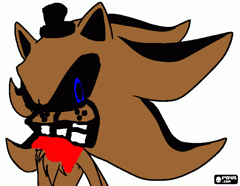 Freddy Fazshadow coloring page