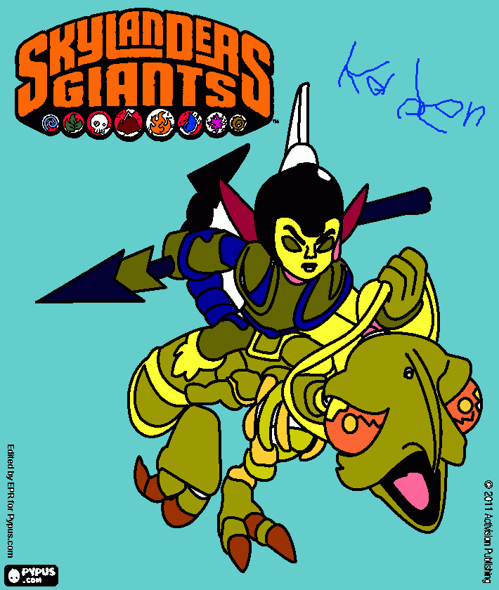 Frighgt rider coloring page