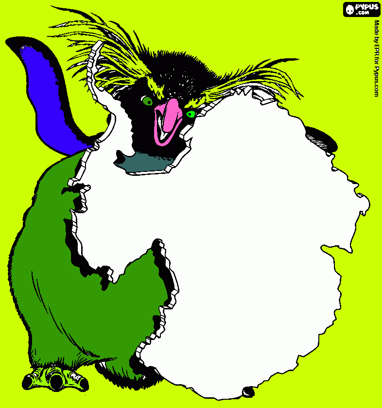 from moss coloring page