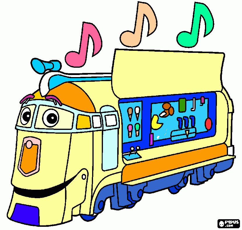 Frostini coloring page