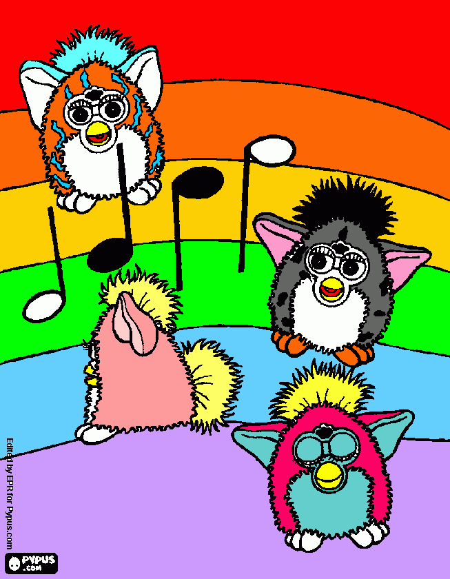 Fun Furbs coloring page