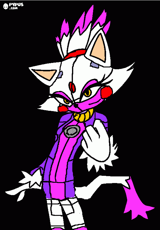 Funtime Blaze coloring page
