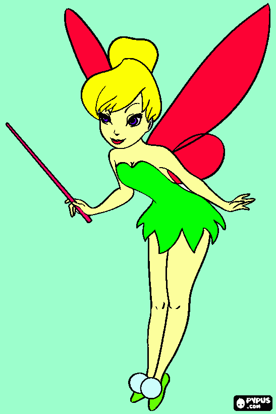 fée clochette stella coloring page