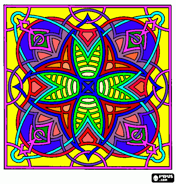 gabijos mandala coloring page