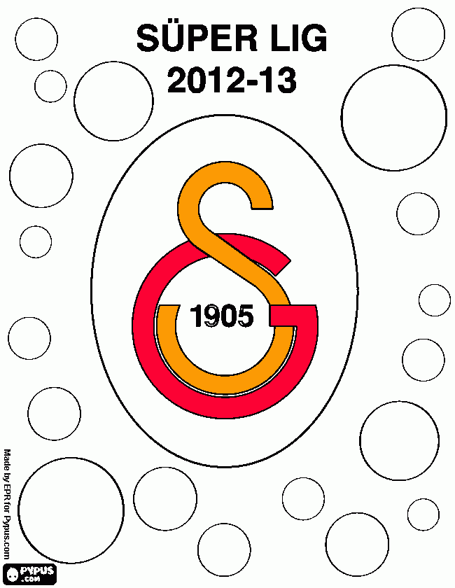 galatasaray coloring page