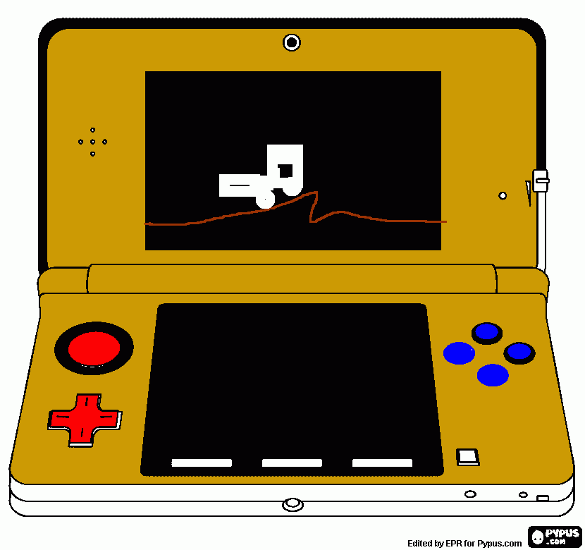 game boy coloring page