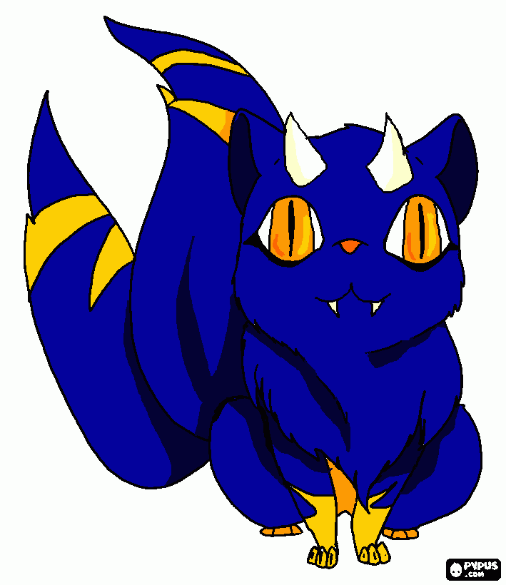 gamemascot coloring page