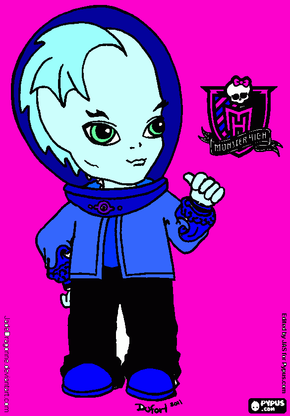 gil webber coloring page