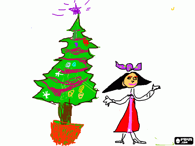 girlie coloring page